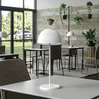 Dôme blanc lampe de table LED Design minimaliste moderne fait à la main Simple sans fil alimenté par batterie pour chambres lecture 220V personnalisé