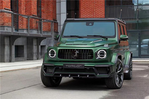 ชุดแต่ง Mercedes G-Class W464 รุ่น Top Style คาร์บอนไฟเบอร์ กันชน สเกิร์ตข้าง ซุ้มล้อ ดิฟฟิวเซอร์ สปอยเลอร์ ฝากระโปรงหน้า สภาพใหม่ - Product Image 4