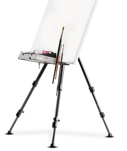 Caballete Pro L 50-165cm, Aluminio I Ideal como caballete de estudio, caballete de mesa y caballete de campo I para lienzos de hasta <span class=keywords><strong>HxD</strong></span> - Product Image 4