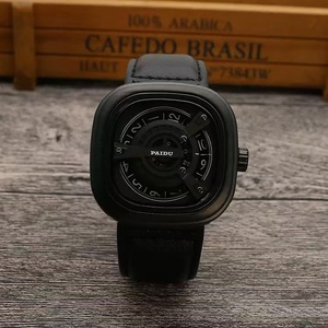 Estilo punk tocadiscos cuadrado reloj para niños Moda para hombres tocadiscos reloj <span class=keywords><strong>de</strong></span> moda reloj <span class=keywords><strong>de</strong></span> cuarzo con correa - Product Image 1