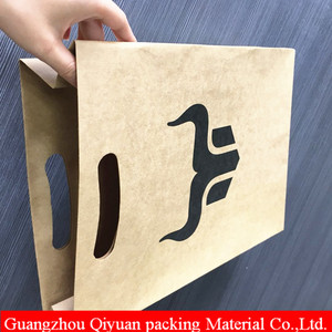 Bolsas de papel Kraft marrón de lujo con diseño personalizado, suministros de China, asas troqueladas - Product Image 3