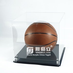 Yageli - Vitrina de Acrílico PMMA Transparente para Baloncesto, Modelo YGL-74, Personalizable con Logotipo, para Balones - Product Image 4