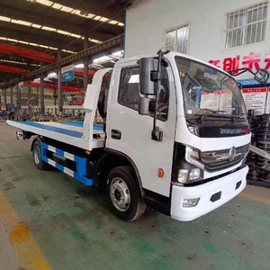 Dongfeng 4X2 4 Tons Slide <b>Flatbed</b> Tow <b>Truck</b> Road Wrecker <b>Truck</b> - Product Image 1