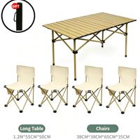 Tables pliantes d'extérieur, tables et chaises portables, tables de pique-nique pour le camping