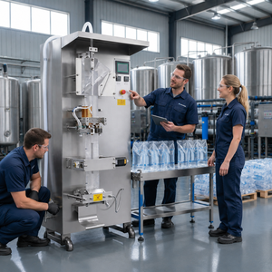 Machine d'emballage de sachets liquides commerciaux, machine d'emballage d'eau pour l'eau potable, les jus et les boissons - Product Image 5