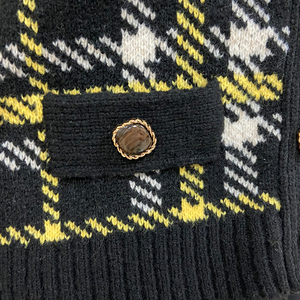 Maglione Vintage da Donna, <span class=keywords><strong>Cardigan</strong></span> Corto <span class=keywords><strong>con</strong></span> Bottoni di Perle, Abbigliamento a Righe a Maniche Lunghe, Personalizzabile - Product Image 5