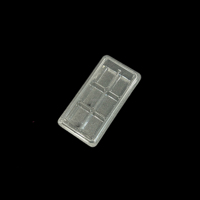 Boîte d'emballage en plastique transparent personnalisée avec plateau et couvercle en blister, fabriquée à partir de matériaux recyclés pour les produits ménagers