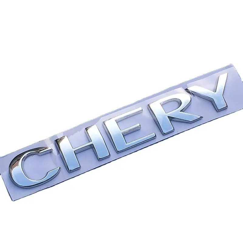 Chery sign with English letter mark chery sticker logo car sticker original accessories