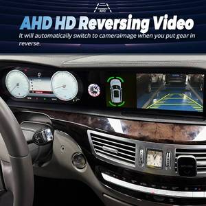 Lecteur multimédia vidéo Android Auto à double écran LCD, autoradio GPS pour Benz Classe S W221 <span class=keywords><strong>S250</strong></span> S350 2006-2013 avec horloge intelligente Carplay - Product Image 4