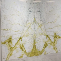 Dalle de marbre translucide naturelle Lago Glaciar 20 mm, table basse sur mesure, comptoir de luxe, dalle de marbre blanc vertédo luxueux