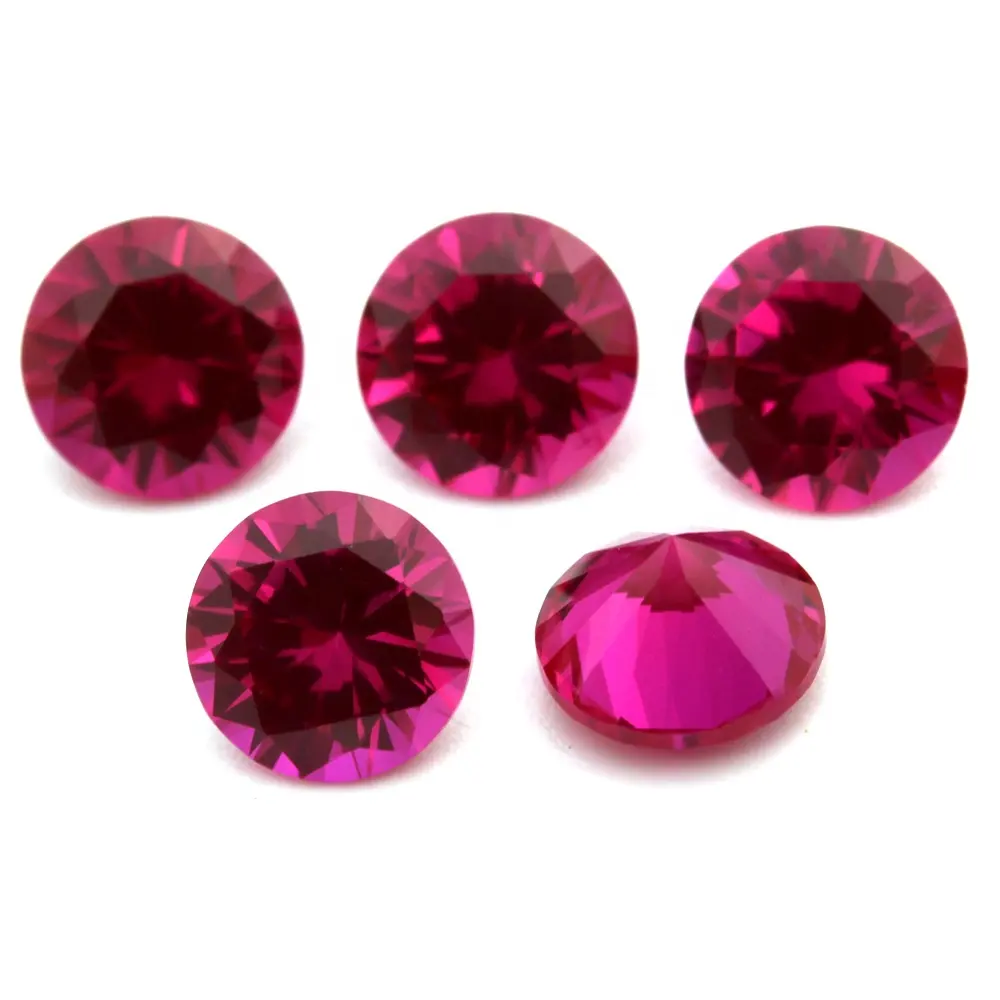 Wholesale Lot Lab Ruby #5 Gemstone For Jewelry Making