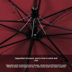 Automatic Double Folding Rain Sunny Windproof Custom Printing for Golf Advertising Classic Design Extra-<b>Large</b> Size <b>Umbrella</b> - Product Image 5