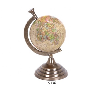 Globo terráqueo de aluminio náutico, el más vendido de la India, globos náuticos giratorios - Product Image 2