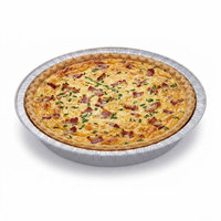 WB 4-9 " Moules à gâteau ronds jetables en aluminium, barquettes en feuille d'aluminium, plaques de cuisson, moules à pizza en aluminium, boîtes de traiteur pour aliments