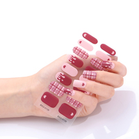 Vente en gros de patchs de gel pour ongles UV japonais, effet longue durée, vente chaude, effets après-traitement