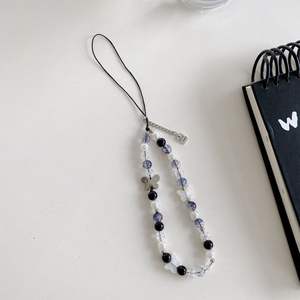 Простой кристаллический квадратный браслет с гальваническим покрытием и прозрачной звездой для смартфонов iPhone, Samsung, Xiaomi - Product Image 2