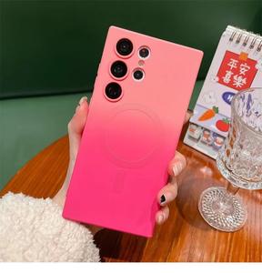 Coque de téléphone Samsung S26 Ultra, film magnétique à dégradé bicolore liquide, protection intégrale anti-chute - Product Image 6