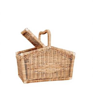 BEST SELLER Panier de rangement en rotin naturel écologique, empilable, moderne, pour pique-nique et usage domestique, fabriqué au Vietnam - Product Image 1