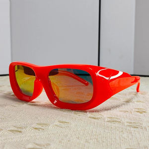 Lmamba 6779 Vintage Y2K Punk lunettes de soleil de sécurité femmes hommes marque de luxe carré <span class=keywords><strong>Steampunk</strong></span> lunettes de soleil enveloppant nuances UV400 - Product Image 5