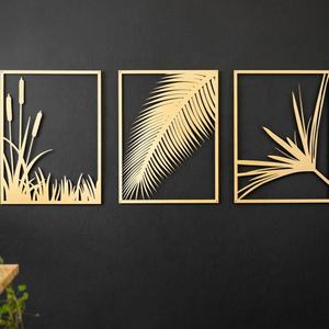 Décoration en métal découpée au laser Salon Chambre Hôtel Sculpture en métal Art mural en métal coloré Décoration - Product Image 2