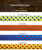 Corde et câble HBC 12 mm, corde de travail en hauteur, corde en polyester pour la descente rapide, corde de sauvetage semi-statique