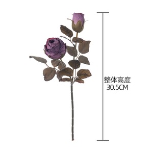 CallaFloral Flor Artificial de Rosa Seca de Doble Cabeza MW66014, Decoración para Interiores del Hogar, Accesorios para Bodas - Product Image 4