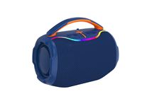 Haut-parleur portable RGB LED étanche en plastique, mini lecteur audio 1200 mAh, lecture de carte TF, pour la danse en intérieur et les fêtes en extérieur