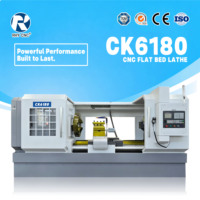 Torno CNC Automático CK6180 |   Torno Horizontal de Alta Precisión con Control Siemens/FANUC para Mecanizado de Ejes y Discos