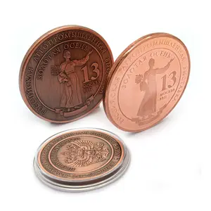 Customizable Coins Metal Crafts Custom Logo Coin Collection Brass Coin Blanks For Engraving