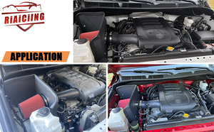 Sistema de Admisión de Aire Frío de Aluminio de Alto Rendimiento Aosu 12-21 para Sequoia 5.7L V8, Color Negro, Mejora la Potencia DR156 - Product Image 4