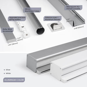 ظلال بكرة ZHENPIN لاسلكية للنوافذ مع غطاء كاسيت ألومنيوم ستائر تعتيم أقمشة العزل الحراري - Product Image 6