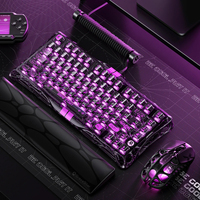 Clavier de jeu magnétique à effet Hall GravaStar Mercury V75 Lite, actuation réglable 8 kHz, RGB transparent, filaire USB-C pour PC et Mac