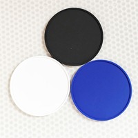 Sous-verre rond en PVC personnalisé de qualité supérieure, antidérapant, pour tasses à café, idéal pour la vente au détail et les cadeaux