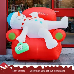 Decoración Navideña - Santa Claus Inflable Grande Trepando Pared, Decoración LED para Jardín y Césped - Product Image 6