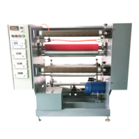 Machine à découper les rubans en plastique PP à bas prix, machine à fendre et à enrouler les films plastiques PET PVC à grande vitesse