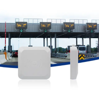 Lecteur RFID UHF, 8DBi Distance 6 mètres lecture et écriture Machine tout-en-un, gestion du contrôle d'accès électronique RS232/485