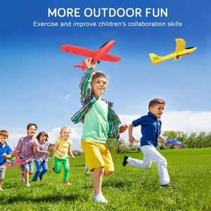 Jouet lanceur d'avions gonflables en mousse pour enfants, disques volants et flèches, cadeaux d'anniversaire et de Noël pour les enfants - Product Image 6
