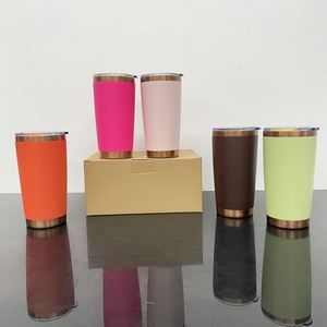 20oz Copper Plated Travel Coffee Tumbler 20 oz Stainless Steel <b>Mug</b> with Magnetic Sliding Lid for Laser Engraved - Product Image 1