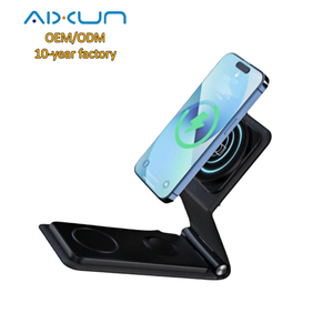 Nouvelle invention 2026, <span class=keywords><strong>chargeur</strong></span> sans fil multi-appareils 3 en 1, support pliable, station de charge rapide pour téléphone, montre, écouteurs - Product Image 1