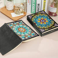 Cahier A5 brillant en gros Carnets 5D en diamant 50 feuilles Kits de perceuse en cristal de forme spéciale pour écrire un journal cadeau fait main
