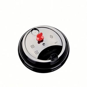 Couvercles Dôme Refermables Noirs pour Gobelets Jetables – Parfaits pour Boissons Chaudes et Froides, Idéaux pour les Cafés, les Traiteurs et les Plats à Emporter – Économiques - Product Image 1