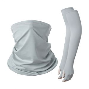 Conjunto Deportivo Unisex Maxfree con Protección Solar, Turbante de Ciclismo, Brazalete de Seda de Hielo, Babero de Pesca Transpirable de Secado Rápido para Verano - Product Image 5