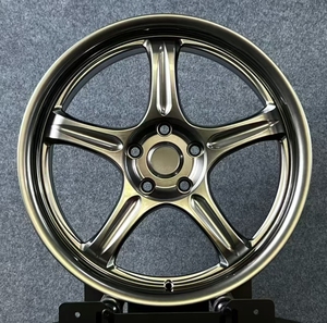 ล้อแม็กซ์ New Rays 21C ดีไซน์ 5 ก้าน แบบ JDM น้ำหนักเบาพิเศษ ขนาด 18x8.5 ET38 5x112 5x114.3 สำหรับ Toyota 86 Subaru BRZ BMW G20 G28 - Product Image 3