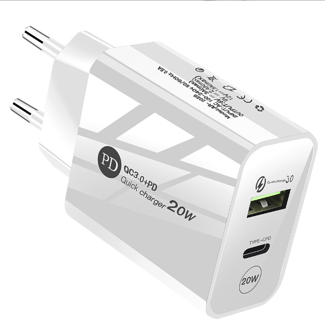 Chargeur rapide blanc