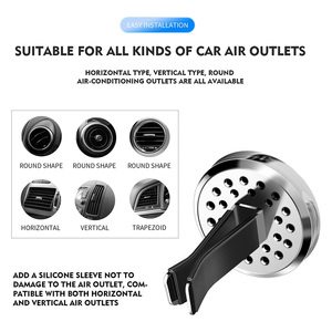 Diffuseur d'air <span class=keywords><strong>pour</strong></span> <span class=keywords><strong>voiture</strong></span> rétro vintage en métal, design classique, clip de parfum aux huiles essentielles <span class=keywords><strong>pour</strong></span> voitures classiques - Product Image 4