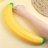 Jouet Squishy Banane Géante Extra Grande, à Remontée Lente, Doux, Anti-Stress, Sensoriel, Cadeau Fidget