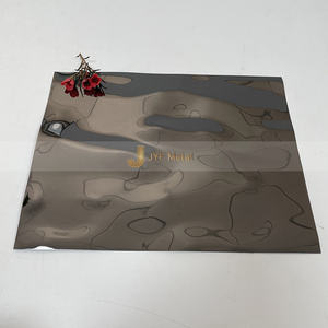 Plaque en acier inoxydable EX820 série 300, motif ondulé, pour décoration murale intérieure, services de découpe et de pliage sur mesure - Product Image 1