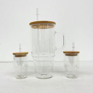 Mini verre à shot en verre transparent à double paroi de 3 oz, verre à boire pré-percé en forme de boule de neige - Product Image 4