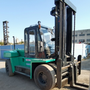 Mitsubishi FD150 15TON Alto rendimiento Venta caliente 94% Nueva carretilla elevadora de combustión interna usada Máquina pesada Buen estado Listo - Product Image 6