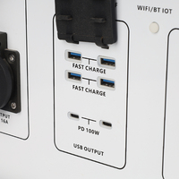 Centrale Électrique Solaire Portable JHY 3500W de Haute Qualité, Stockage d'Énergie Mobile Extérieur, Cellules LiFePO4, 2000 Cycles, MPPT 1008Wh Pur